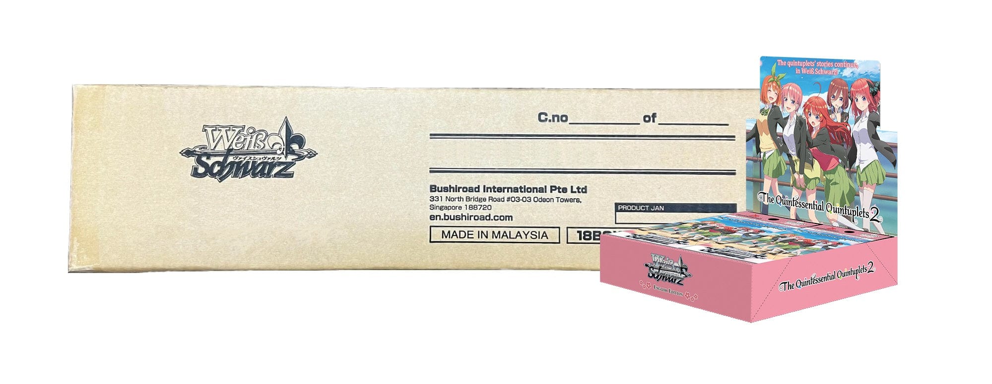 Weiss Schwarz: The Quintessential Quintuplets Season 2 (English) [x18] Booster Sealed Case