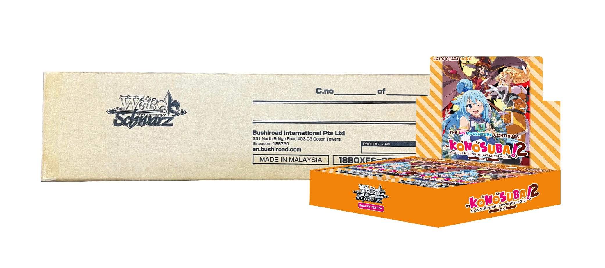 Weiss Schwarz: Konosuba God's Blessing on this Wonderful World Re: Edit (English) [x24] Booster Sealed Case