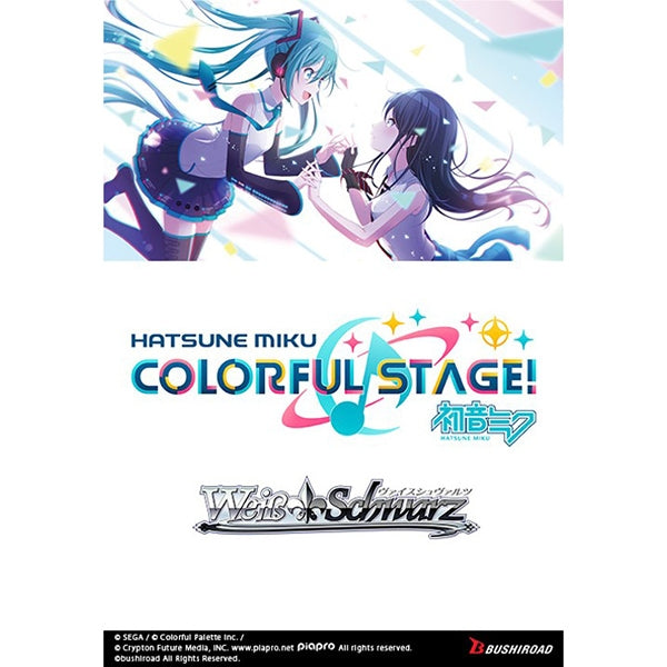 Weiss Schwarz: HATSUNE MIKU COLORFUL STAGE! Booster Display