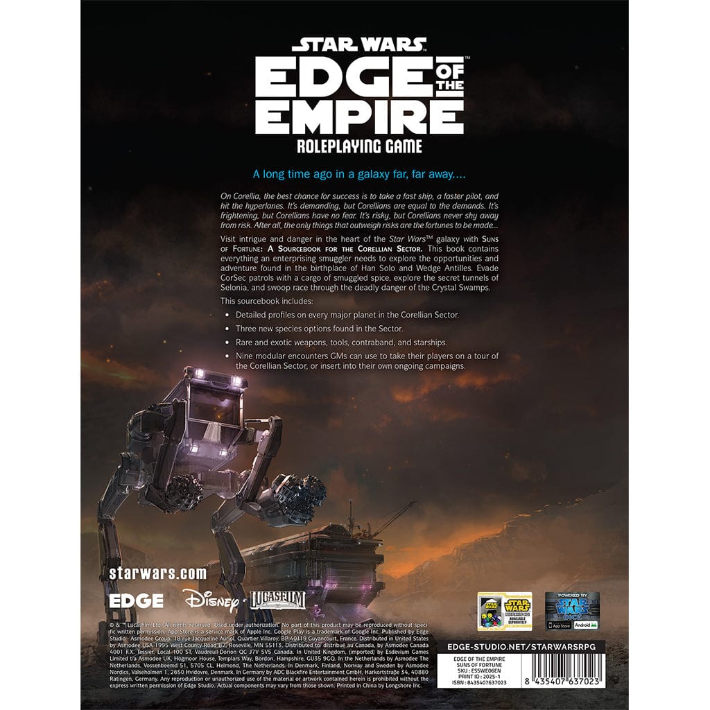Star Wars: Edge of the Empire - Suns of Fortune