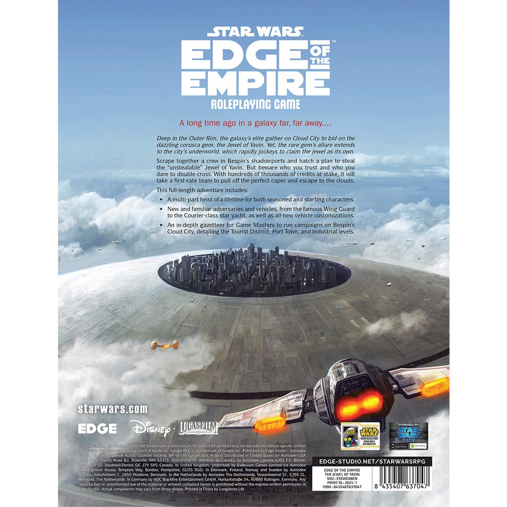 Star Wars: Edge of the Empire - The Jewel of Yavin