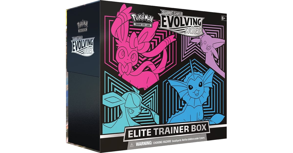 Pokemon: Evolving Skies Elite Trainer Box [Glaceon/Vaporeon/Sylveon/Espeon] (SWSH07)