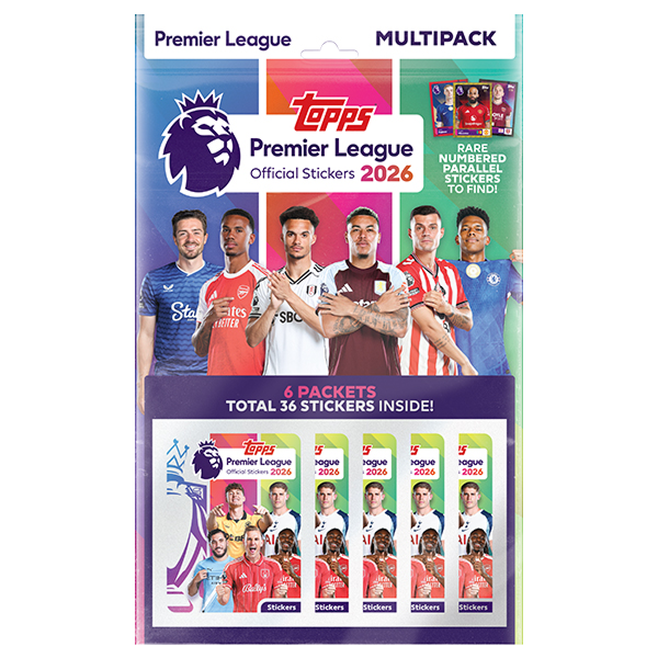 Topps - 2026 Premier League Football (Soccer) Official Sticker Collection - Multipack