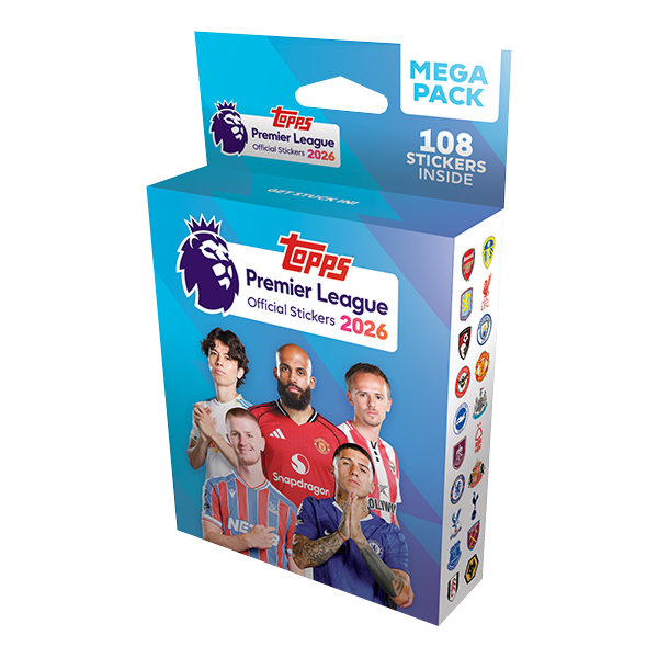 Topps - 2026 Premier League Football (Soccer) Official Sticker Collection - Mega Pack