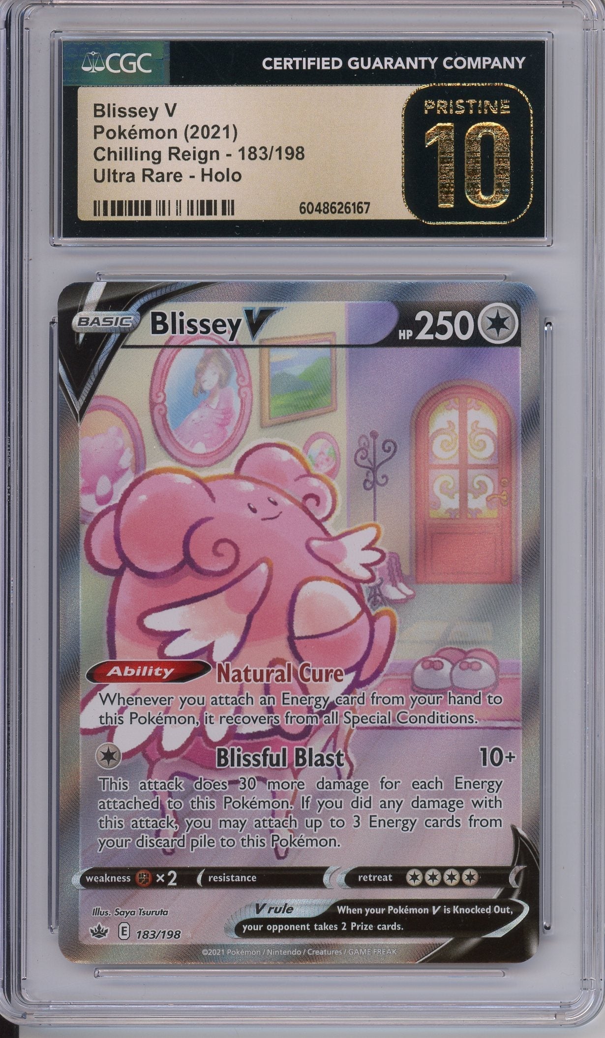 Pokemon Graded: Blissey V Pristine 10