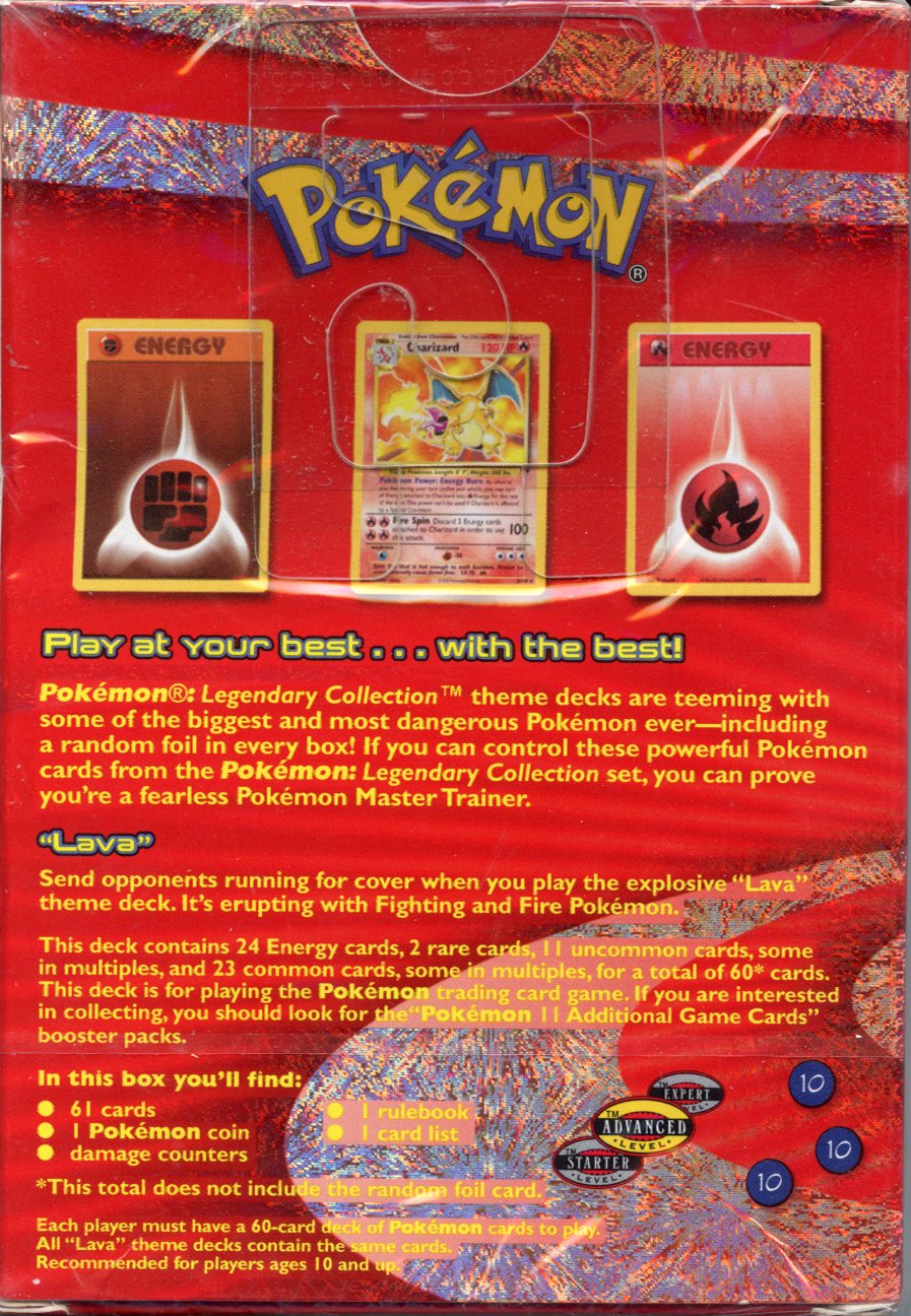 Pokemon: Legendary Collection Lava Deck