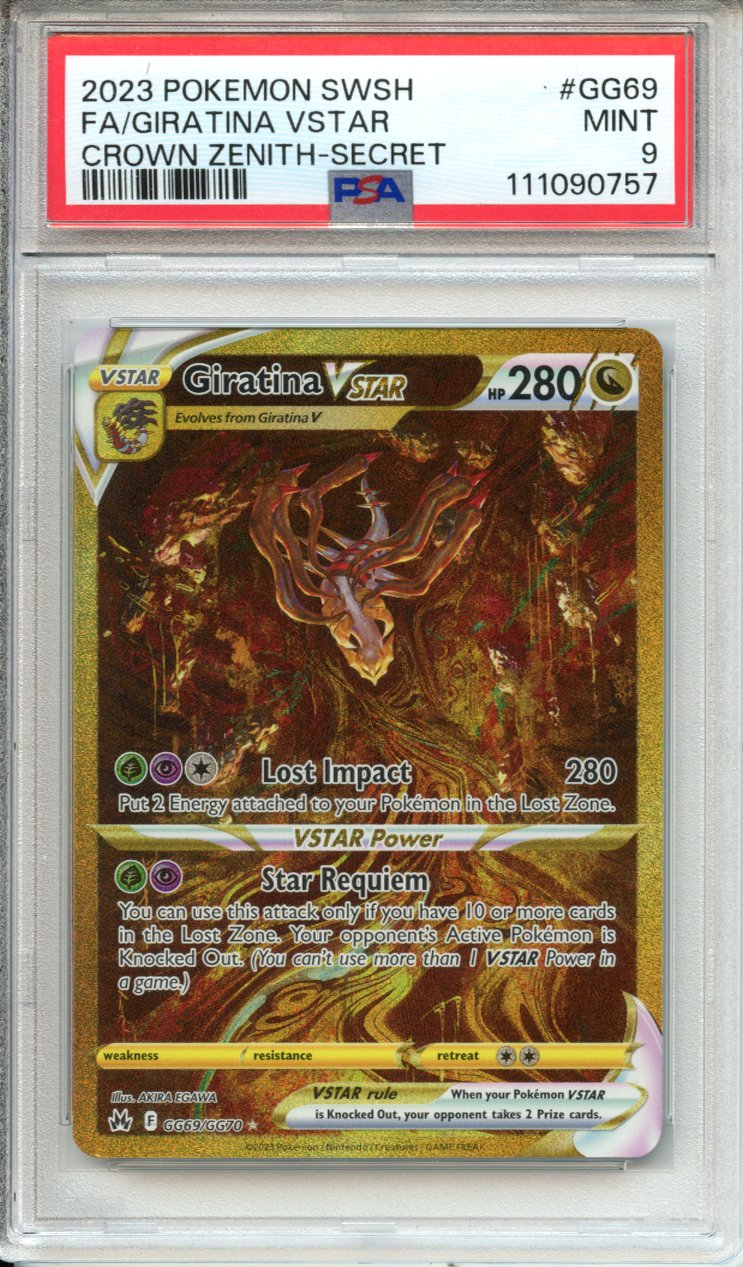 Pokemon Graded: Giratina Vstar PSA 9