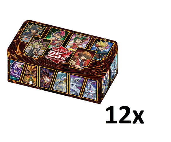 Yu-Gi-Oh: 25th Anniversary Tin - Dueling Heroes Case (12x Tins)