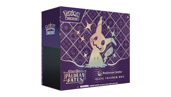 Pokemon: POKEMON CENTER Paldean Fates Elite Trainer Box