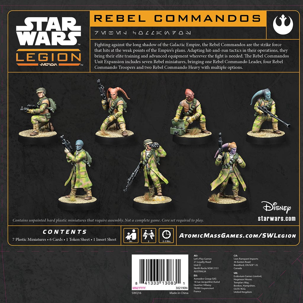Star Wars: Legion - Rebel Commandos (2025 version)