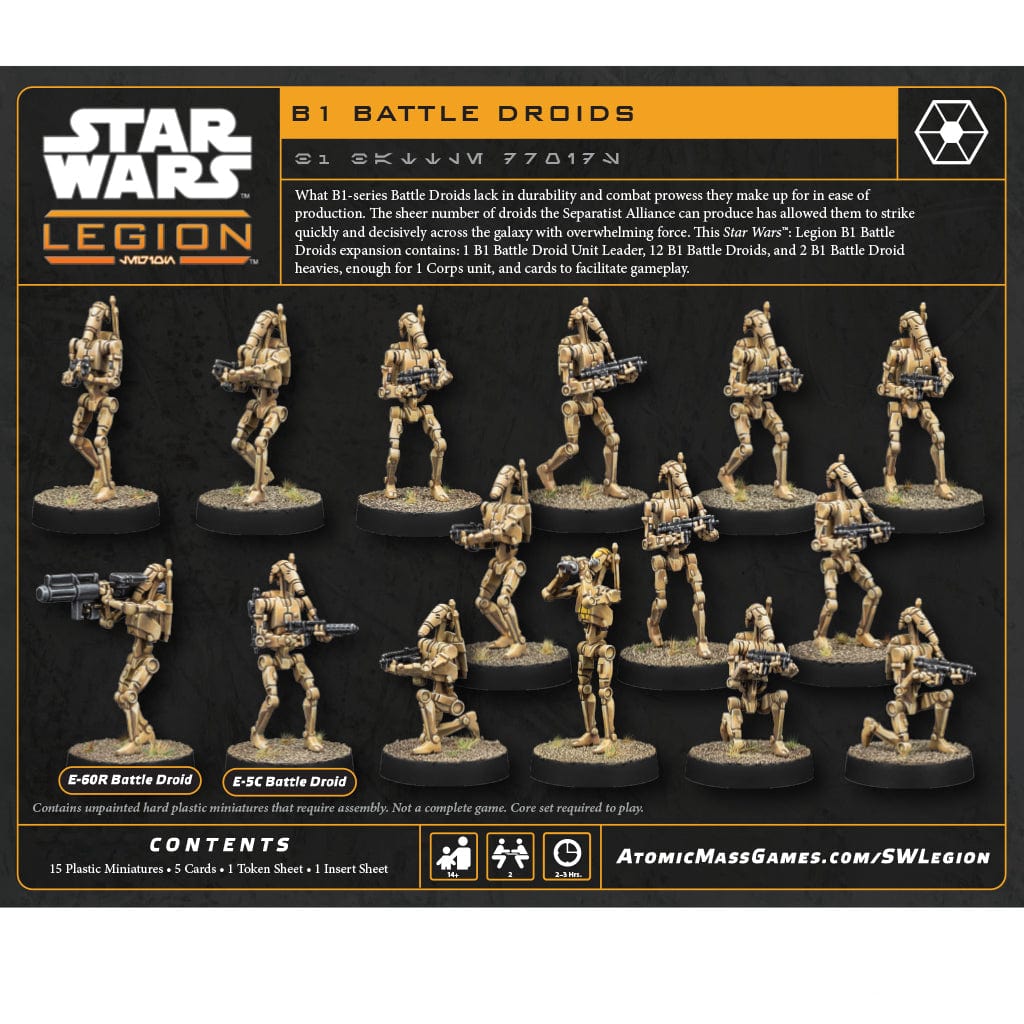 Star Wars: Legion - B1 Battle Droids (2025 Edition)