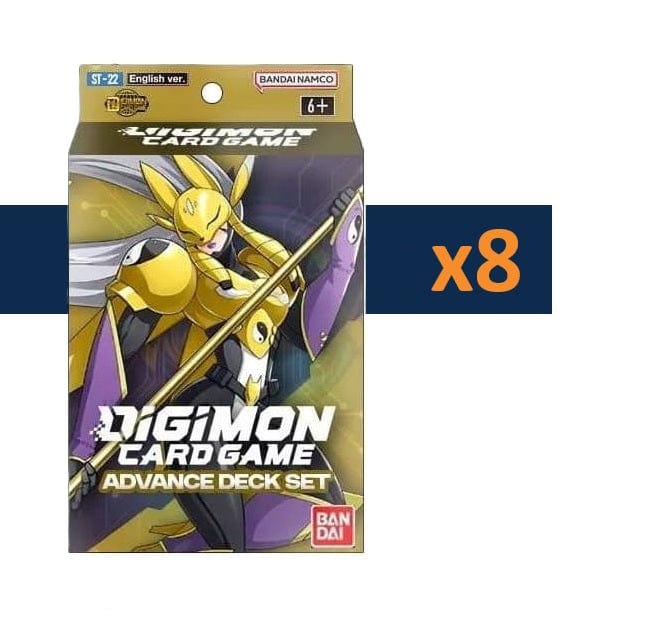 Digimon: Amethyst Mandala (ST-22) [x8] Advanced Deck Display