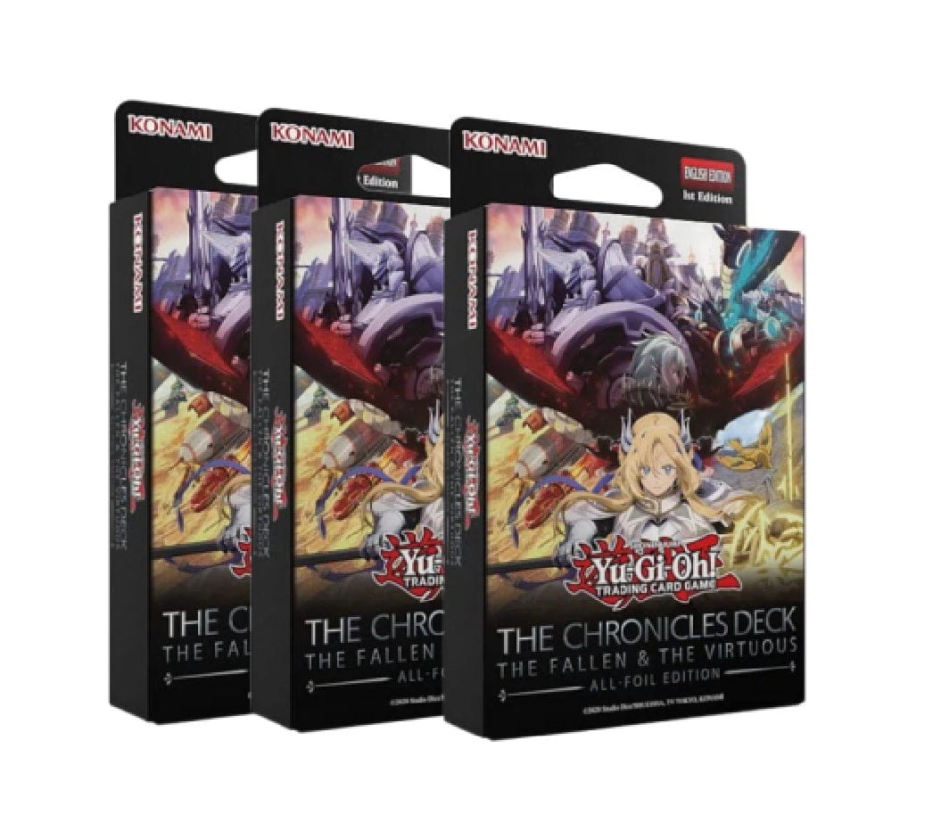 Yu-Gi-Oh! The Chronicles: The Fallen & The Virtuous (Set of 3) (All-Foil) Decks